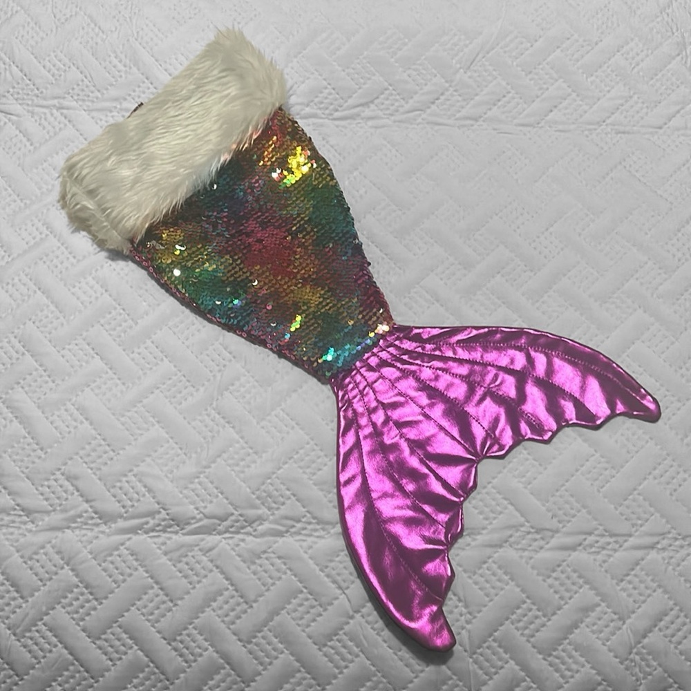 Holiday Time Stocking - Mermaid